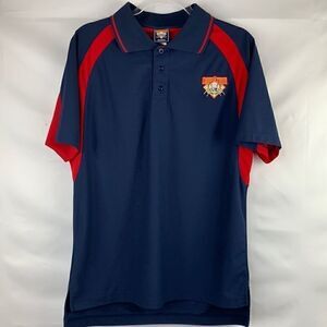 Cooperstown Men’s Red and Blue golf shirt